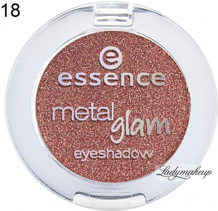Essence Metal glam eyeshadow Metaliczny cień do powiek 18 CHOCO CHIC