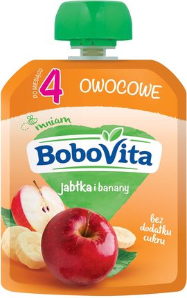 Bobovita Jabłka I Banany Po 4 Miesiącu 80G