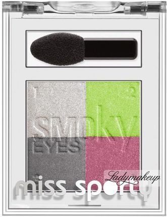 Miss Sporty Quattro Eyeshadow Zestaw cieni do powiek 403 BROWN EYES