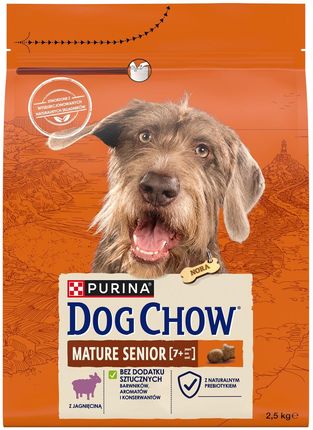 Dog Chow Mature Senior Dla Dojrzałych i Starszych Psów  z Jagnięciną 2,5kg