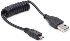 Zdjęcie Gembird Kabel Micro Usb 2.0 Am-Micro Spirala 20-60Cm (CC-MUSB2C-AMBM-0.6M) - Bodzentyn