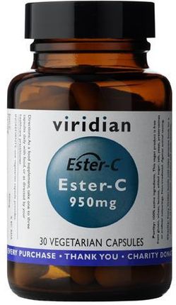 Viridian Ester-C 950Mg Wysoce Przyswajalna Forma Witaminy C 30 kaps