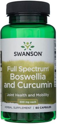 Swanson Full Spectrum Boswellia & Curcumin Boswellia I Kurkumina 60 kaps.