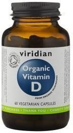 Viridian Organic Vitamin D Ekologiczna Witamina D 60 kaps