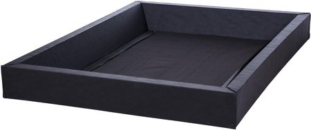 Beliani Rama piankowa do łóżka wodnego typu soft side 160 x 200 cm czarna