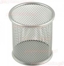 Zdjęcie Tres Pojemnik na długopisy okrągły duży srebrny - Gdańsk