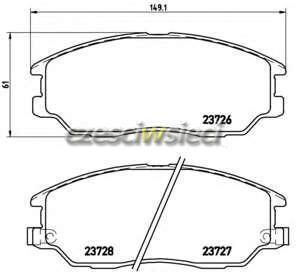 Klocki hamulcowe BREMBO P 30 028