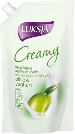 LUKSJA Creamy nawilżające mydło w płynie Olive & Joghurt zapas 400ml