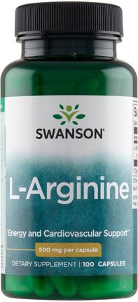 Swanson L-Arginina 500mg 100 kaps. - zdjęcie 2