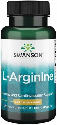Swanson L-Arginina 500mg 100 kaps. - zdjęcie 5