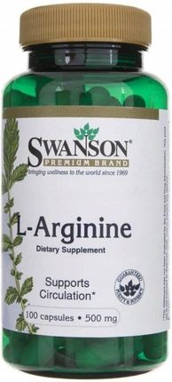 Swanson L-Arginina 500mg 100 kaps. - zdjęcie 3