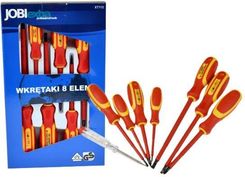 Jobi Wkrętaki izolowane + miernik napięcia 8 elementów jext112