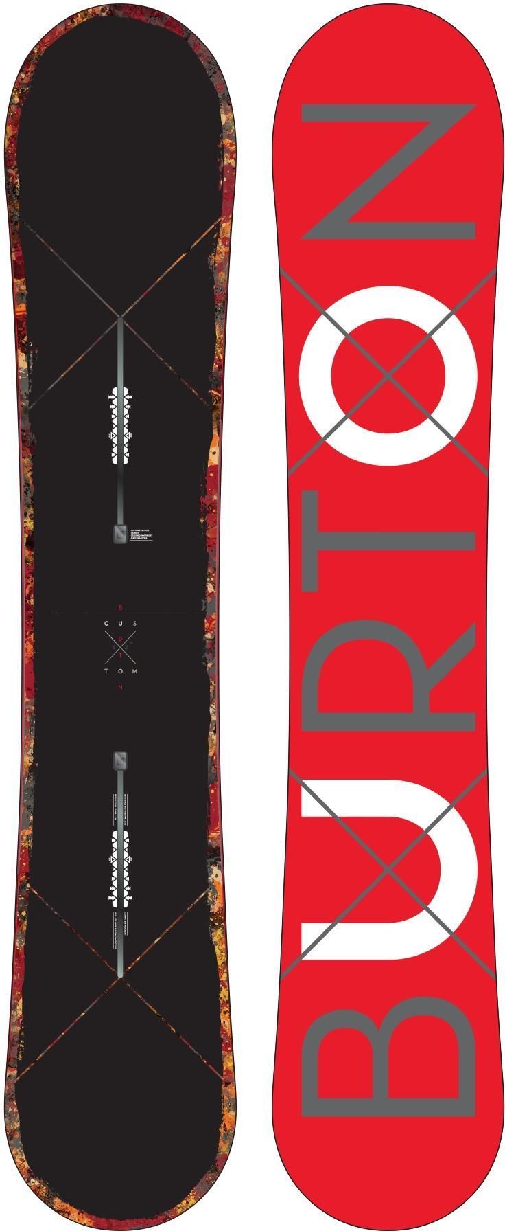 Deska snowboardowa Burton Custom X C Bursztynowy 162 Wide 14/15