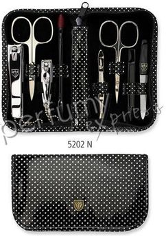 Solingen zestaw do manicure 5202 FN BLACK/SILVER