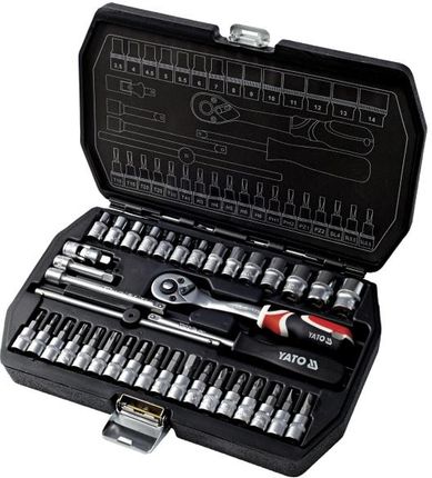 Zestaw narzędziowy Yato Zestaw Narzędziowy 1/4 38szt YT