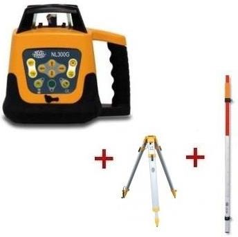 Nivel System NL 300/301 niwelator laserowy w zestawie ze statywem i łatą 4 Niwelator Nivel NL300G + statyw + łata