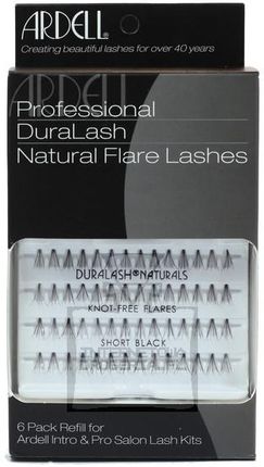 Ardell Duralash Natural Short Black 6 Pack Kępki Rzęs Bezwęzełkowe Krótkie Czarne 6x56 szt. 
