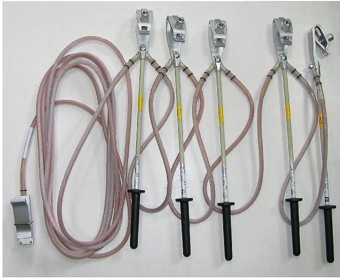 Za Położenie 1m Kabla Elektrycznego Od Słupa Linii Niskiego Napięcia Eg System Uziemiacz Przenośny Do Linii Niskiego Napięcia (Zatrzaskowy