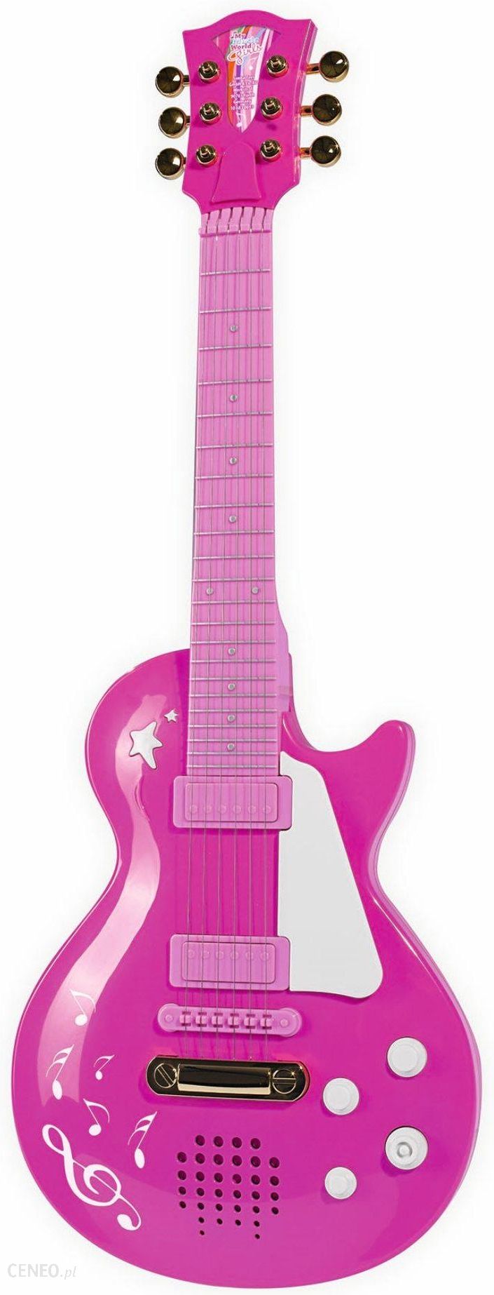 Simba My Music World Gitara Rockowa Różowa 6830693