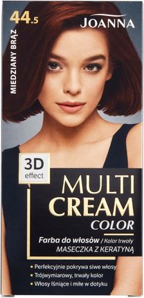 Joanna Multi Cream Color Farba do włosów 44.5 Miedziany brąz