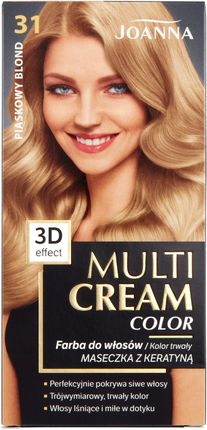Joanna Multi Cream Color Farba do włosów 31 Piaskowy blond