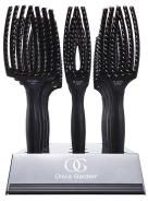 Olivia Garden Finger Brush zestaw szczotek włosie dzika display 12szt
