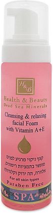 Health&Beauty-Izrael Pianka oczyszczająco kojąca do mycia twarzy minerały z Morza Martwego Health& Beauty 225ml