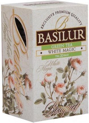 Basilur 70154 20x1,5g White Magic Herbata Zielona Saszetki