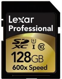 LEXAR  SDXC UHS-I - Klasa 10 - 128 GB