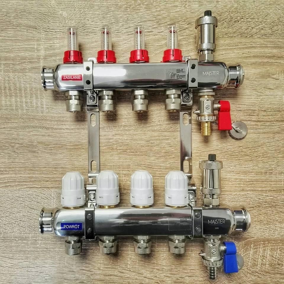Valvex Rozdzielacz Ogrzewania Podłogowego Inox K5 Base (6085600) - zdjęcie 1 Valvex Rozdzielacz Ogrzewania Podłogowego Inox K5 Base (6085600)