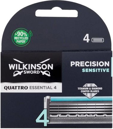 WILKINSON Quattro Titanium Sensitive Wkłady Do Maszynki 4 szt.