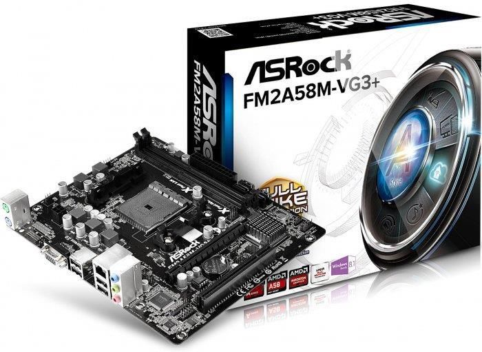 Asrock fm2a58m vg3 r2 0 совместимость с процессорами