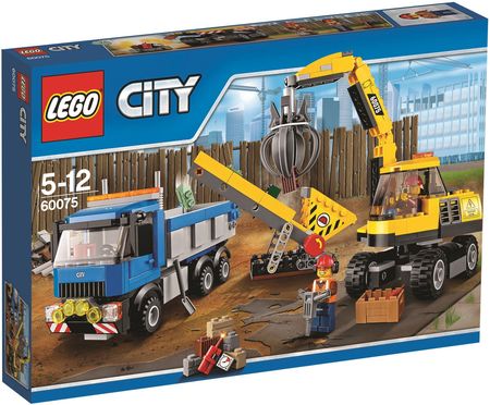 LEGO City 60075 Koparka i Ciężarówka