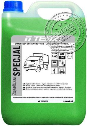 Piana aktywna do mycia samochodów dostawczych Tenzi Super Green Specjal 5l