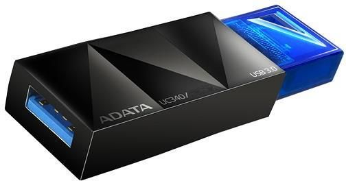Adata Usa Adata Choice Uc340 Usb 3.0 16Gb Flash Drive, Blue Color (Auc340-16G-Rbl) (4712366961517)