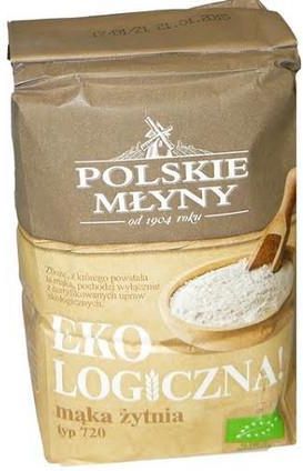 Polskie Młyny Ekologiczna Mąka Żytnia Typ 720 1kg