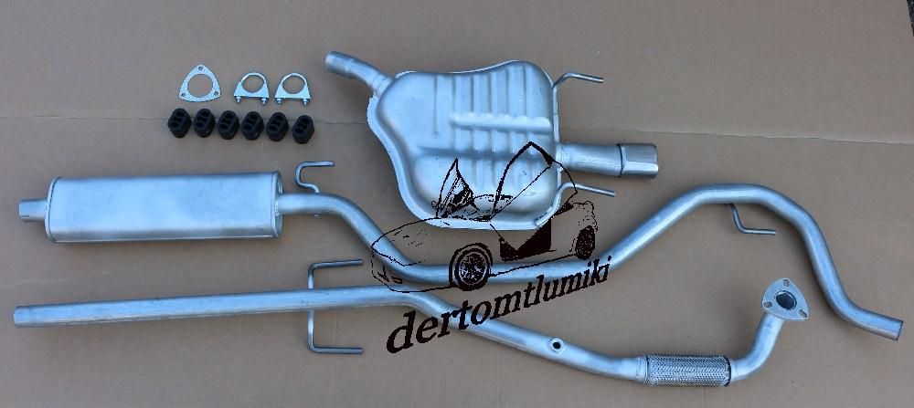 Tłumik Opel Vectra C Gts 18 16v 1774 17599 17619 Układ