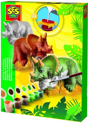 Ses TRICERATOPS odlew gipsowy 3D  1284