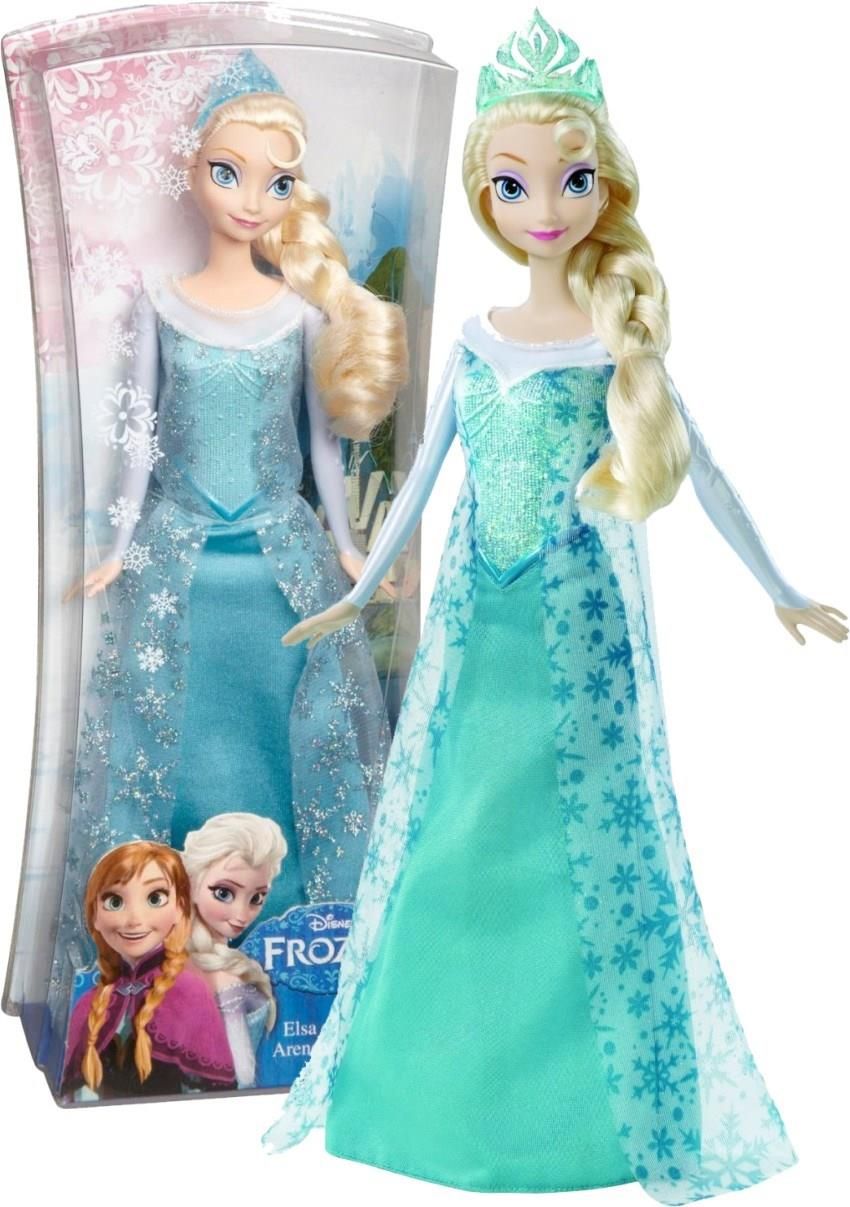 Lalka Mattel Disney Frozen Kraina Lodu Błyszcząca Elsa CFB73 - Ceny i ...