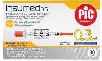 Artsana Strzykawki insulinowe INSUMED 0,3 ml 31Gx8mm (30sztuk)