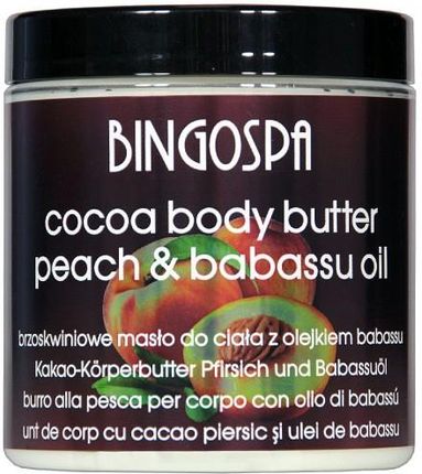 BINGOSPA Cocoa Body Butter Peach 250 G