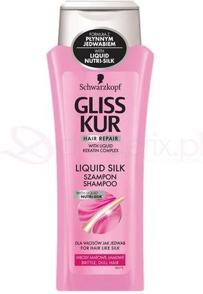 GLISS KUR Liquid Silk Gloss szampon do włosów matowych, łamliwych 250ml 
