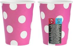 Zdjęcie Kubeczki Papierowe Groszki" Różowe 270ml 6szt /godan" - Kluczbork