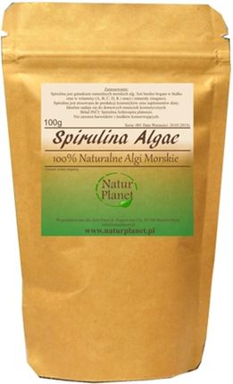 Natur Planet Spirulina Proszek 100 G Naturalne Algi Morskie-  - zdjęcie 2