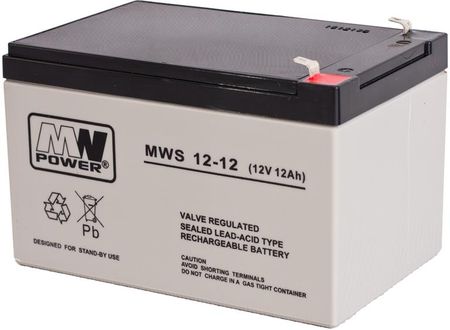 MW Power Akumulator AGM MWS 12-12 12V 12Ah T1