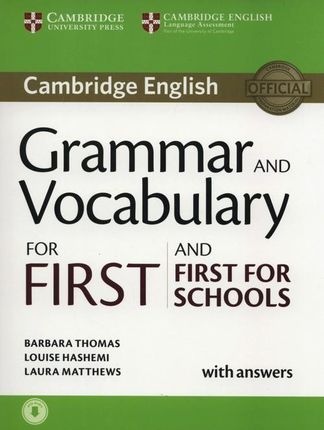 Grammar  Vocabulary For First  First F