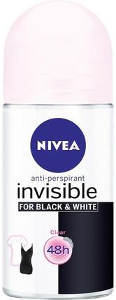 NIVEA Invisible for Black and White Clear 48 h Antyperspirant w kulce 50ml