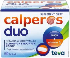 Zdjęcie Calperos Duo D3 60tabl. - Jedwabne