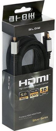 Blow Kabel Hdmi - Hdmi Silver 5M