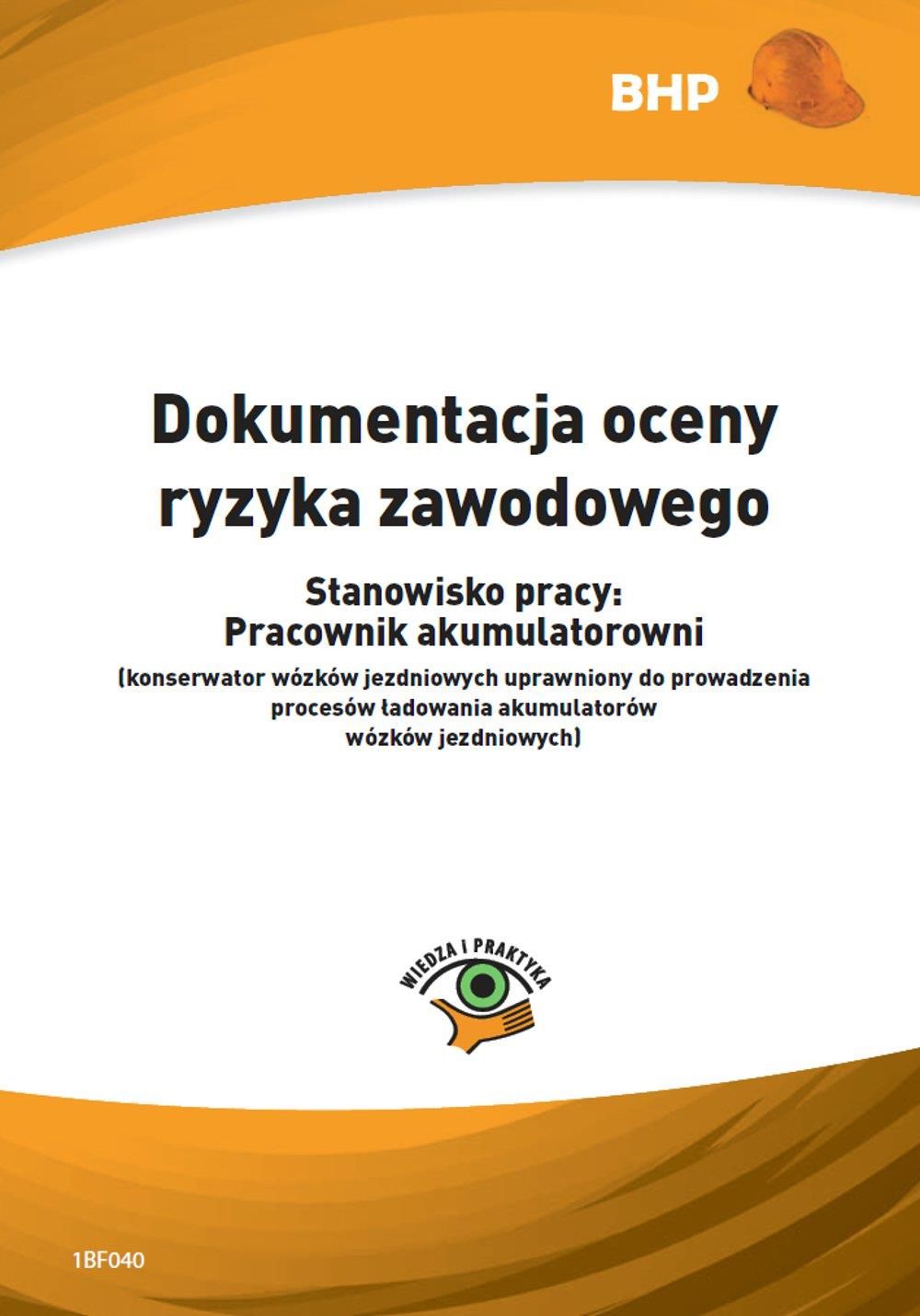 Dokumentacja Oceny Ryzyka Zawodowego - Stanowisko Pracy: Pracownik ...